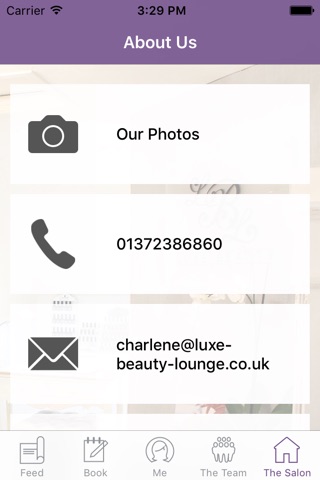 Luxe Beauty Lounge Surrey screenshot 3