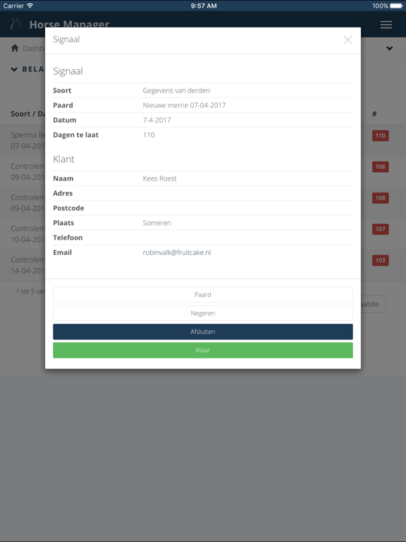 Screenshot #5 pour HorseManager