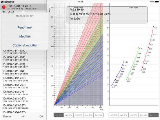 Screenshot #6 pour Gear Ratio Calculator Lite