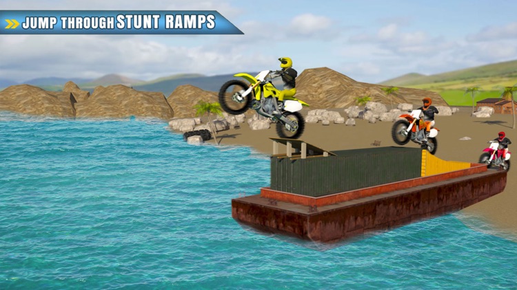 Water Surfer Dirt Bike Race 3D