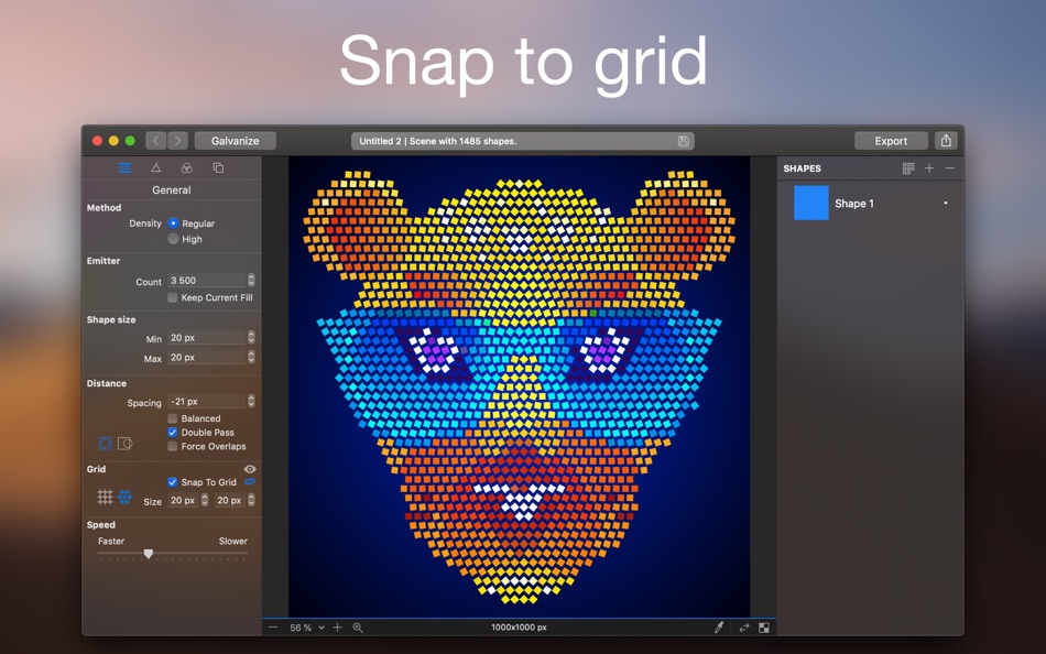 #5. Shapeover (macOS) 由: Elena Drozhzhina