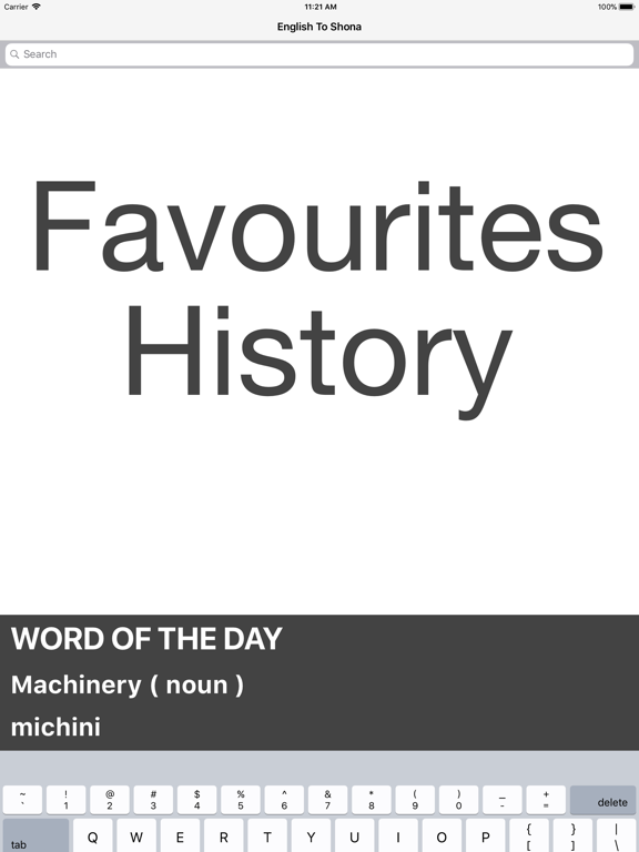 Screenshot #4 pour English To Shona Dictionary