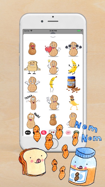 Peanut And Friends Stickers