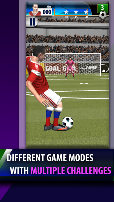 Real Free Kicks 3D Soccer Game screenshot 2