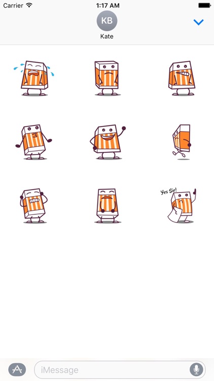 Animated Chubby Cat Sticker