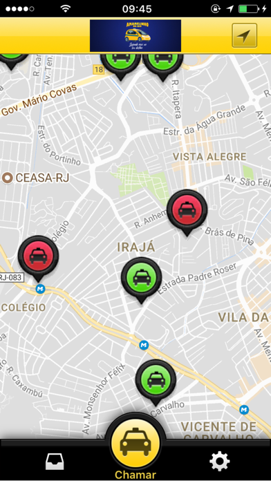 Amarelinho - Rio taxi app Screenshot 1 - AppWisp.com Amarelinho - Rio taxi app Screenshot 1 - AppWisp.com
