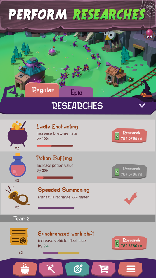 #4. Tiny Witch : Clicker Game (iOS) 来自: Mindstorm Studios