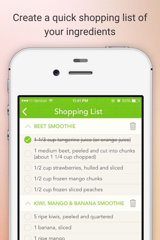 Smoothie Recipes Pro - Get healthy and lose weight screenshot 3