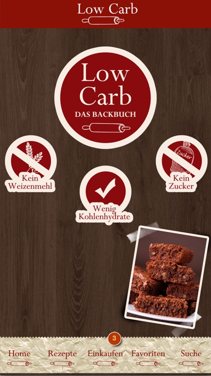 Low Carb Rezepte - Backbuch