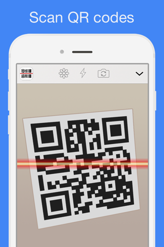 QR Code Scanner ϟ iPhone app afbeelding 1