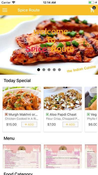 Spice Route Indian Cuisine screenshot 2