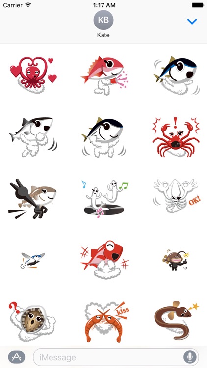 Moving Sushi Transform Sticker