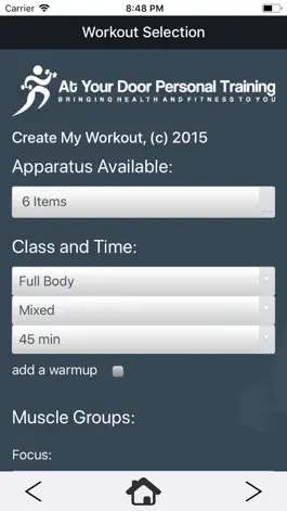 Game screenshot Create My Workout apk