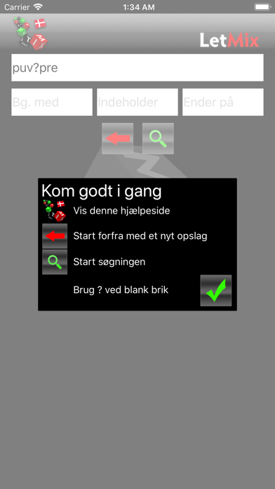 LetMix for Wordfeud (Dansk) Screenshot