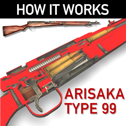 highly detailed breakdown of a type 99 arisaka