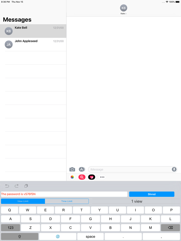 Shred Keyboard iPad screenshot 3 - Productivity app
