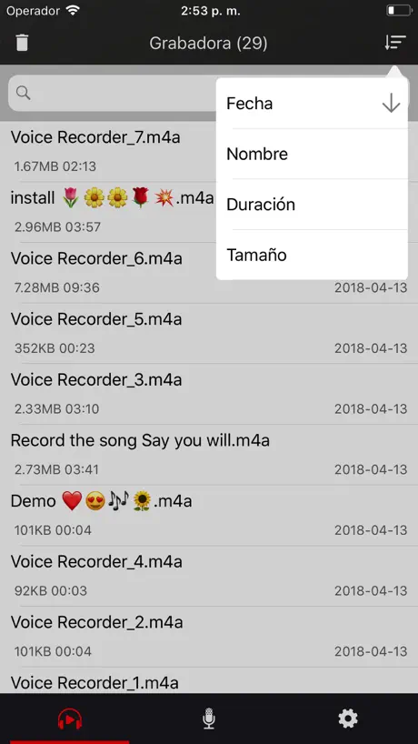 Voice recorder - Voz