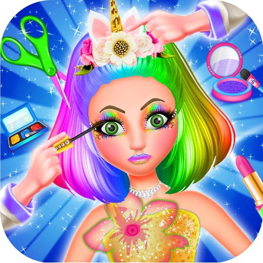 Unicorn Princess Makeover DIY iOS App