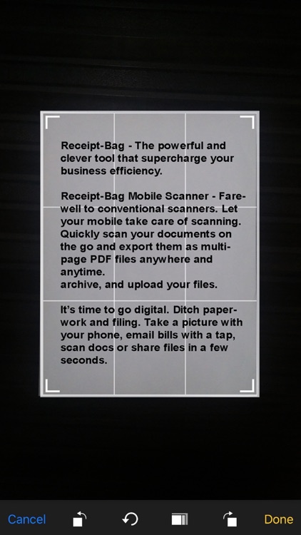 Receipt-Bag Document Scanner screenshot-5