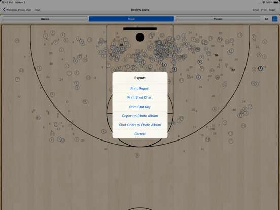 Basketball Stat Tracker Live iPad screenshot 9 - Sports app
