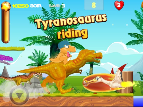 Screenshot #5 pour Dino courir 4 dinosaure Jeu