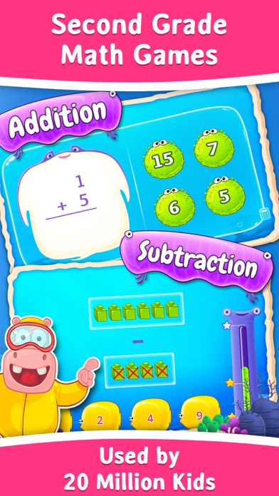 App Shopper: Second Grade Splash Math Games (Education)