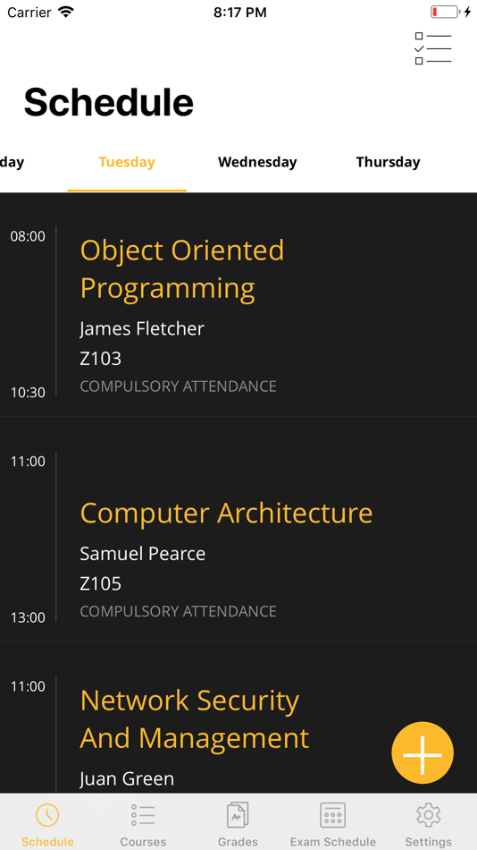 #1. Schedule Board (iOS) 由: muhammed kılınç