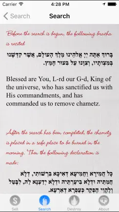 No Chametz iPhone image 4