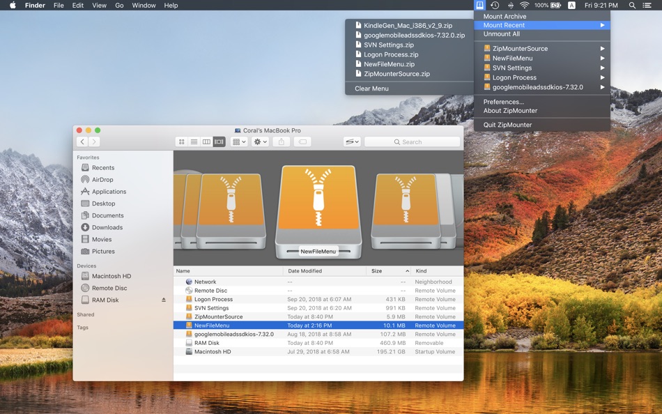 ZipMounter - 1.3.3 - (macOS)