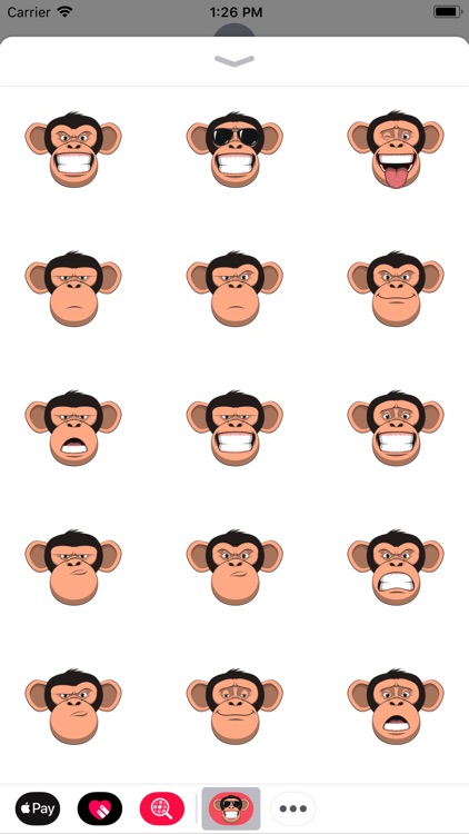Fun Monkey Stickers
