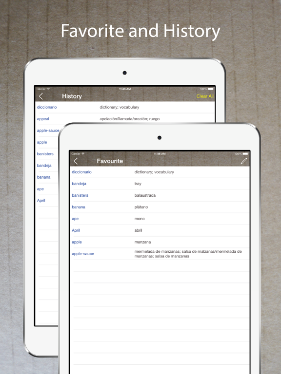 Screenshot #6 pour Spanish English Dictionary + +