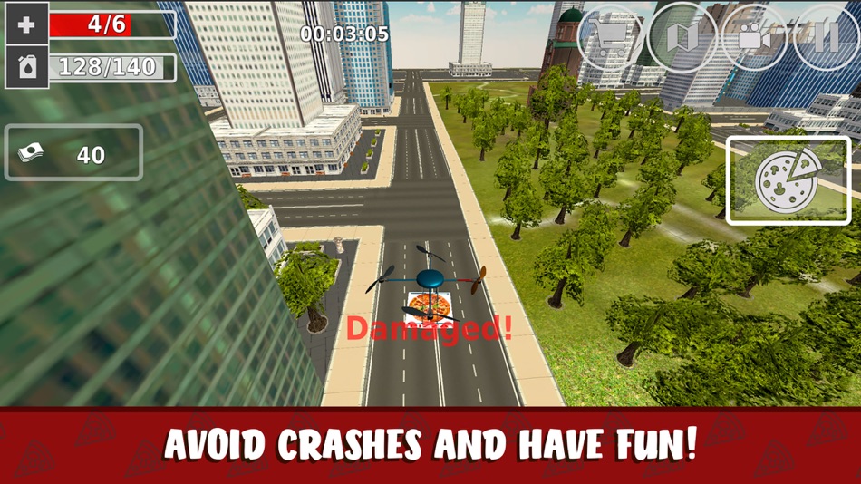 #4. RC Drone Pizza Delivery Flight Simulator (iOS) 由: Juliia Blokhina