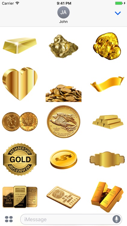 Gold Stickers Pack