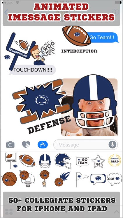 Penn State Nittany Lions Animated+Stickers