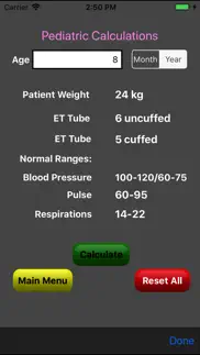 omnimedix medical calculator iphone screenshot 4
