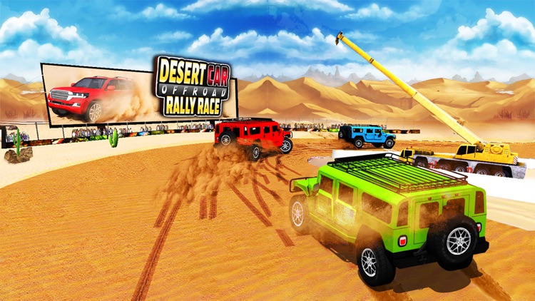 Desert Car Offroad Rally Race screenshot-4