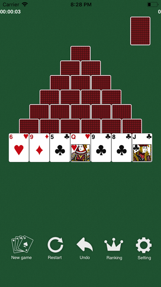 Solitaire / Pyramid (iOS) 由: Yuki Honda Solitaire / Pyramid (iOS) 由: Yuki Honda