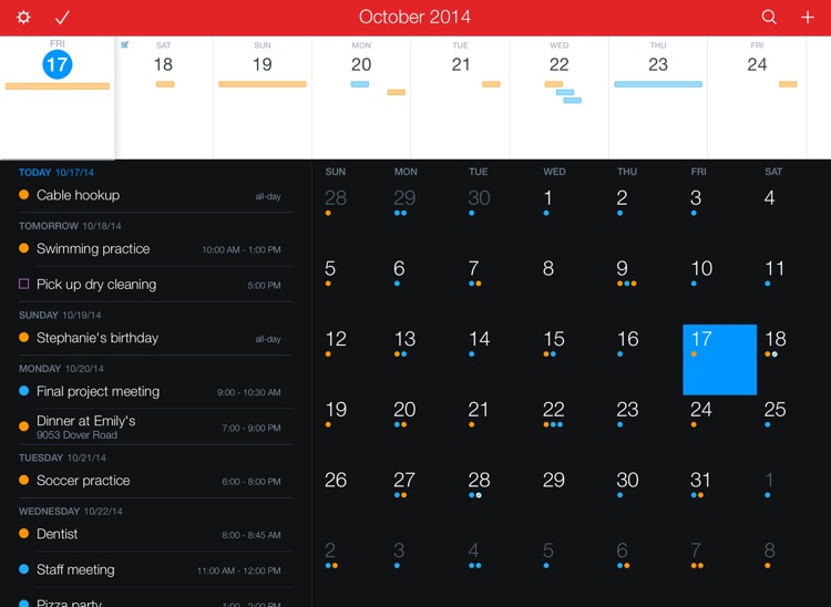 Fantastical 2 for iPad - Calendar and Reminders screenshot-0