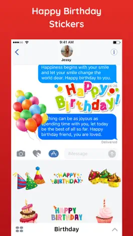 Game screenshot Happy Birthday Sticker HBD App apk