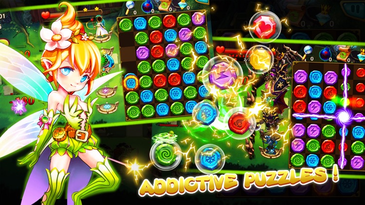 Gem Blitz: Match 3 RPG Games