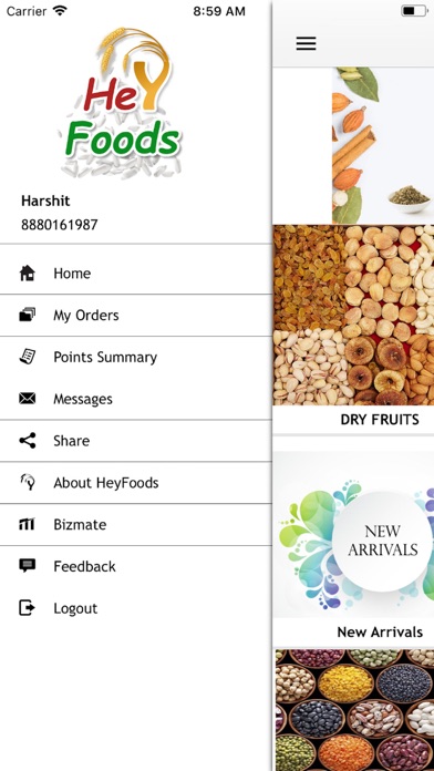 Heyfoods screenshot 2