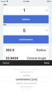 radius calculator iphone screenshot 4