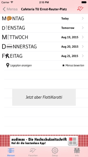 Mensa-Jäger: Mensa Speiseplan(圖2)-速報App