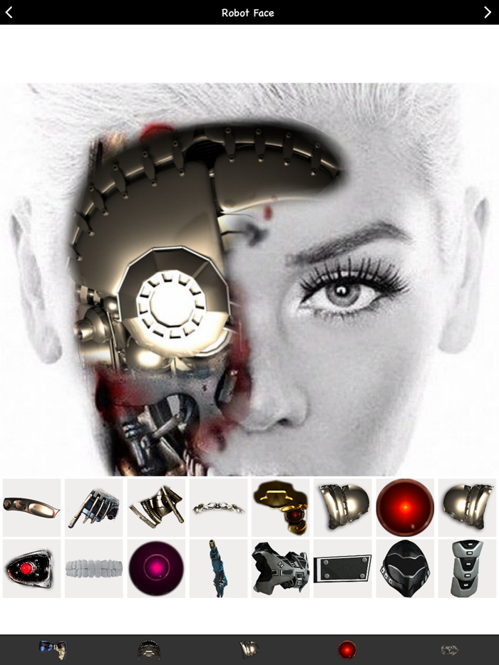 Robot Face Photo Editor