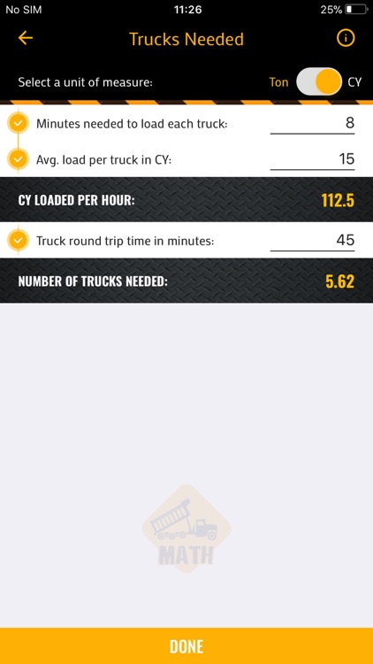Dump Truck Math