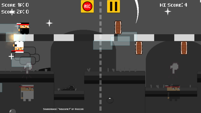 Double Smash Ninja - 2名球员