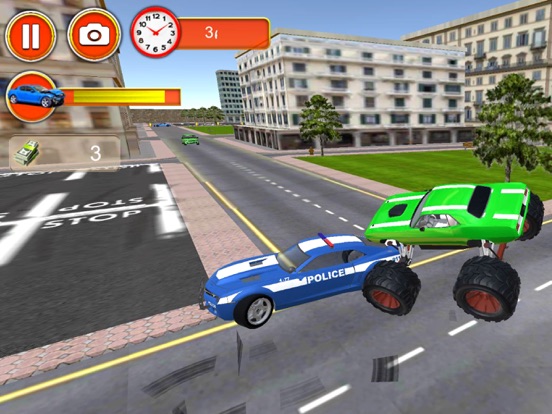 Screenshot #5 pour Police Chasing Monster Truck
