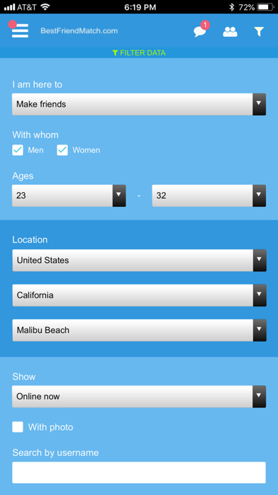 BestFriendMatch.com iPhone screenshot 5 - Entertainment app