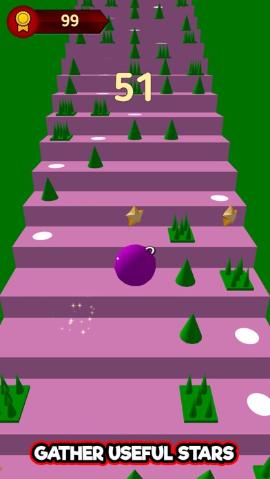 Stairs Jump Ball - Funny Race screenshot 2