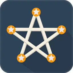 Just a line - 1 line drawing app icon